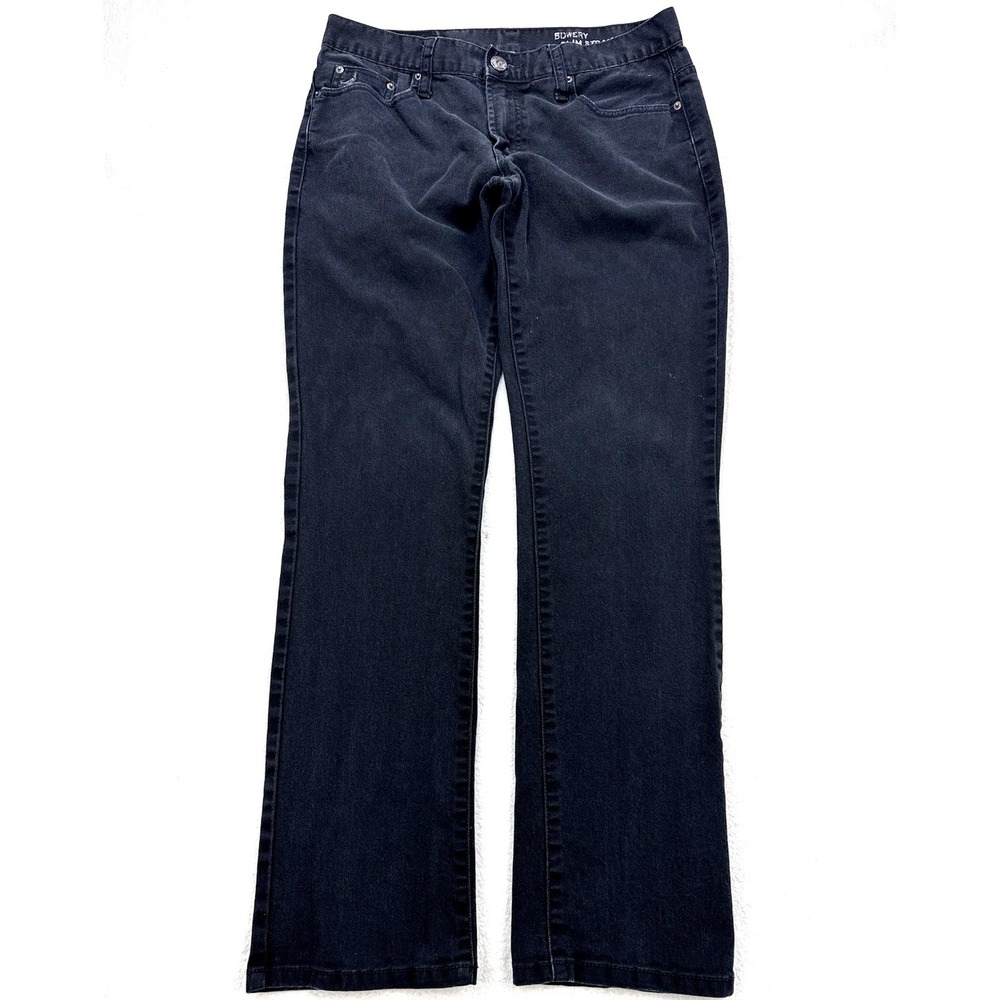 Aeropostale Jeans Men 32x32 Black Bowery Slim Straight Denim